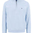 Fynch Hatton Knitwear & Jumpers Fynch Hatton - 1/4 Zip Superfine Cotton New Breeze Jumper