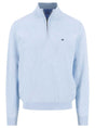 Fynch Hatton Knitwear & Jumpers Fynch Hatton - 1/4 Zip Superfine Cotton New Breeze Jumper