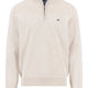 Fynch Hatton Knitwear & Jumpers Fynch Hatton - 1/4 Zip Superfine Cotton Off White Jumper
