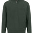 Fynch Hatton Knitwear & Jumpers Fynch Hatton - 1/4 Zip Wool/Cashmere Dark Ivy Jumper