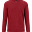 Fynch Hatton Knitwear & Jumpers Fynch Hatton - Brick Wool/Cashmere 1/4 Zip Jumper