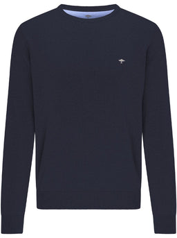 Fynch Hatton Knitwear & Jumpers Fynch Hatton - Cotton Crew Neck Jumper