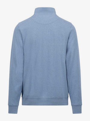 Fynch Hatton Knitwear & Jumpers Fynch Hatton - Cotton Half Zip Sweatshirt