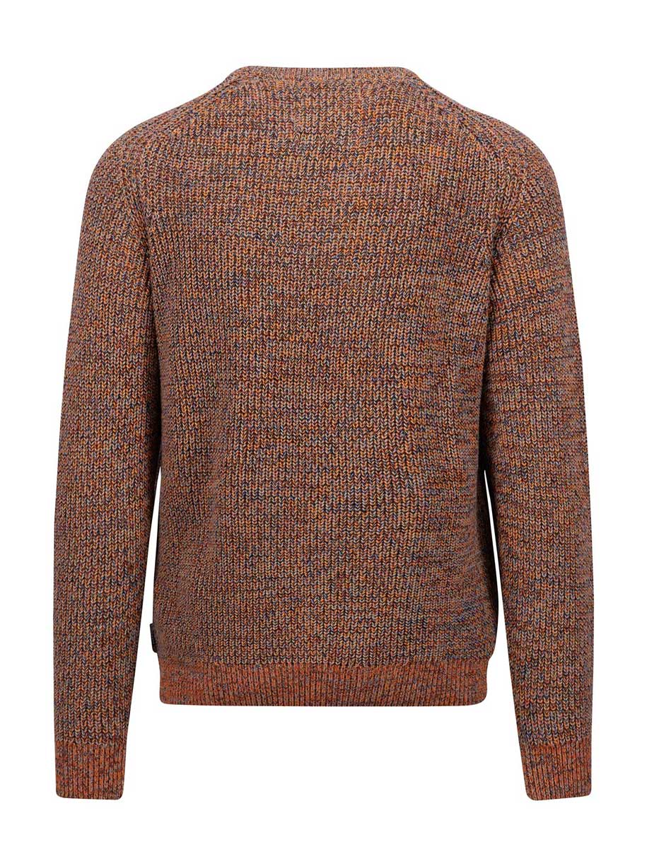 Fynch Hatton Knitwear & Jumpers Fynch Hatton - Cotton Mouline Crew Neck Jumper