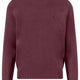 Fynch Hatton Knitwear & Jumpers Fynch Hatton - Crew Neck Superfine Cotton Deep Merlot Jumper