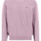 Fynch Hatton Knitwear & Jumpers Fynch Hatton - Crew Neck Superfine Cotton Magnolia Jumper