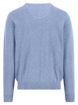 Fynch Hatton Knitwear & Jumpers Fynch Hatton - Crew Neck Superfine Cotton New Breeze Jumper