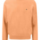 Fynch Hatton Knitwear & Jumpers Fynch Hatton - Crew Neck Superfine Cotton Tangerine Jumper