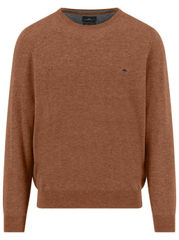 Fynch Hatton Knitwear & Jumpers Fynch Hatton - Crew Neck Wool/Cashmere Hazel Jumper