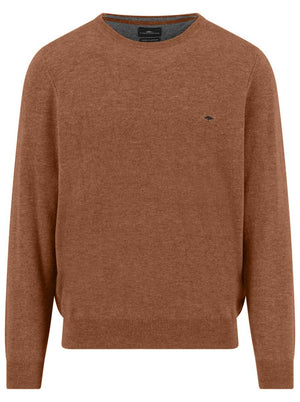 Fynch Hatton Knitwear & Jumpers Fynch Hatton - Crew Neck Wool/Cashmere Hazel Jumper