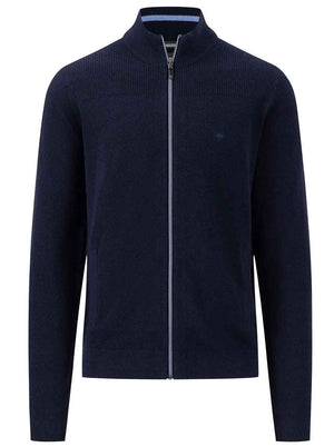 Fynch Hatton Knitwear & Jumpers Fynch Hatton - Full Zip Cotton Cardigan