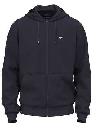 Fynch Hatton Knitwear & Jumpers Fynch Hatton - Full Zip Navy Hoody