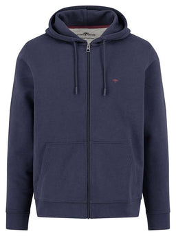 Fynch Hatton Knitwear & Jumpers Fynch Hatton - Full Zip Navy Hoody