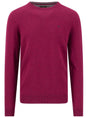 Fynch Hatton Knitwear & Jumpers Fynch Hatton - Grape Crew Neck Wool/Cashmere Jumper
