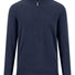 Fynch Hatton Knitwear & Jumpers Fynch Hatton - Ink Blue Wool/Cashmere 1/4 Zip Jumper