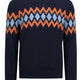 Fynch Hatton Knitwear & Jumpers Fynch Hatton - Jacquard Wool/Cashmere Jumper