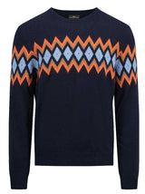 Fynch Hatton Knitwear & Jumpers Fynch Hatton - Jacquard Wool/Cashmere Jumper