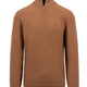 Fynch Hatton Knitwear & Jumpers Fynch Hatton - Merino/Cashmere Half Zip Jumper