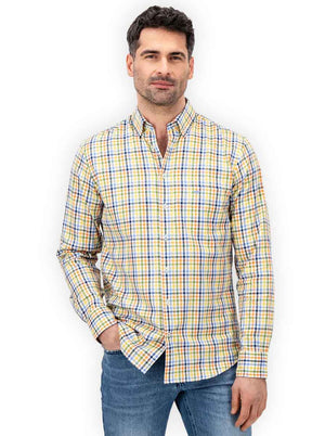 Fynch Hatton Knitwear & Jumpers Fynch Hatton - Multi Check Oxford Shirt