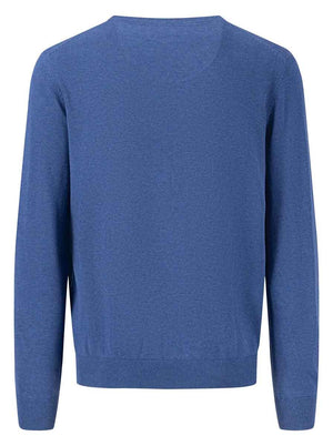 Fynch Hatton Knitwear & Jumpers Fynch Hatton - Seasonal Cotton Crew Neck 223