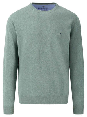 Fynch Hatton Knitwear & Jumpers Fynch Hatton - Seasonal Cotton Crew Neck