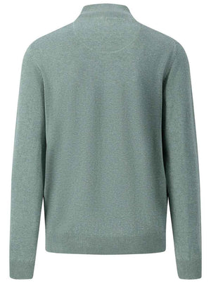 Fynch Hatton Knitwear & Jumpers Fynch Hatton - Seasonal Cotton Half Zip