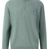 Fynch Hatton Knitwear & Jumpers Fynch Hatton - Seasonal Cotton Half Zip