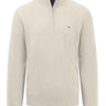 Fynch Hatton Knitwear & Jumpers Fynch Hatton - Seasonal Cotton Half Zip Jumper