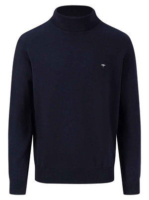 Fynch Hatton Knitwear & Jumpers Fynch Hatton - Seasonal Cotton Roll Neck