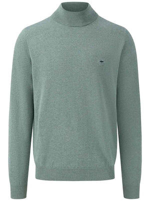 Fynch Hatton Knitwear & Jumpers Fynch Hatton - Seasonal Cotton Roll Neck