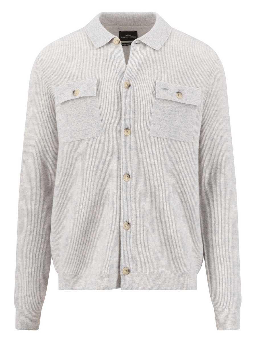 Fynch Hatton Knitwear & Jumpers Fynch Hatton - Snow White Merino Wool Cardigan