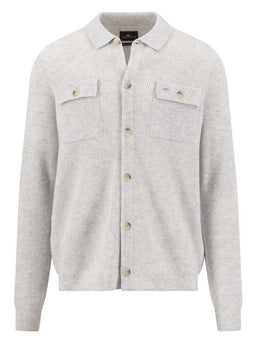 Fynch Hatton Knitwear & Jumpers Fynch Hatton - Snow White Merino Wool Cardigan