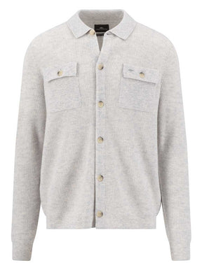 Fynch Hatton Knitwear & Jumpers Fynch Hatton - Snow White Merino Wool Cardigan