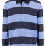 Fynch Hatton Knitwear & Jumpers Fynch Hatton - Striped Crystal Blue Rugby Shirt