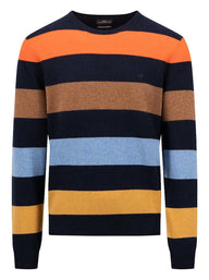 Fynch Hatton Knitwear & Jumpers Fynch Hatton - Stripped Wool/Cashmere Jumper