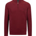 Fynch Hatton Knitwear & Jumpers Fynch Hatton - Textured Cotton Half Zip Jumper