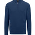 Fynch Hatton Knitwear & Jumpers Fynch Hatton - Textured Cotton Half Zip Jumper