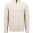 Fynch Hatton Knitwear & Jumpers Fynch Hatton - Textured Cotton Half Zip Jumper