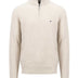 Fynch Hatton Knitwear & Jumpers Fynch Hatton - Textured Cotton Half Zip Jumper