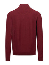 Fynch Hatton Knitwear & Jumpers Fynch Hatton - Textured Cotton Half Zip Jumper