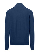 Fynch Hatton Knitwear & Jumpers Fynch Hatton - Textured Cotton Half Zip Jumper