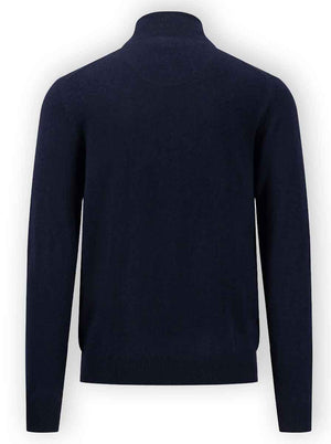 Fynch Hatton Knitwear & Jumpers Fynch Hatton - Wool/Cashmere Zip Neck Jumper