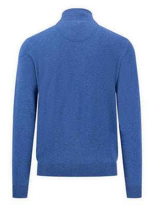 Fynch Hatton Knitwear & Jumpers Fynch Hatton - Wool/Cashmere Zip Neck Jumper