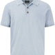 Fynch Hatton Polo & T-Shirts Fynch Hatton - Cotton/Linen Knitted Sky Polo Shirt