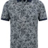 Fynch Hatton Polo & T-Shirts Fynch Hatton - Floral Print Cotton Navy Polo Shirt