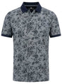 Fynch Hatton Polo & T-Shirts Fynch Hatton - Floral Print Cotton Navy Polo Shirt