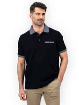 Fynch Hatton Polo & T-Shirts Fynch Hatton - Mercerised Cotton Polo Shirt w/ Contrast Collar