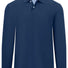 Fynch Hatton Polo & T-Shirts Fynch Hatton - Premium Cotton Blue Long Sleeve Polo