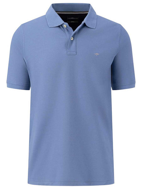 Fynch Hatton Polo & T-Shirts Fynch Hatton - Premium Cotton Blue Polo Shirt