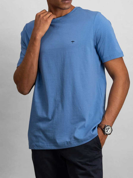 Fynch Hatton Polo & T-Shirts Fynch Hatton - Premium Cotton Blue T-Shirt